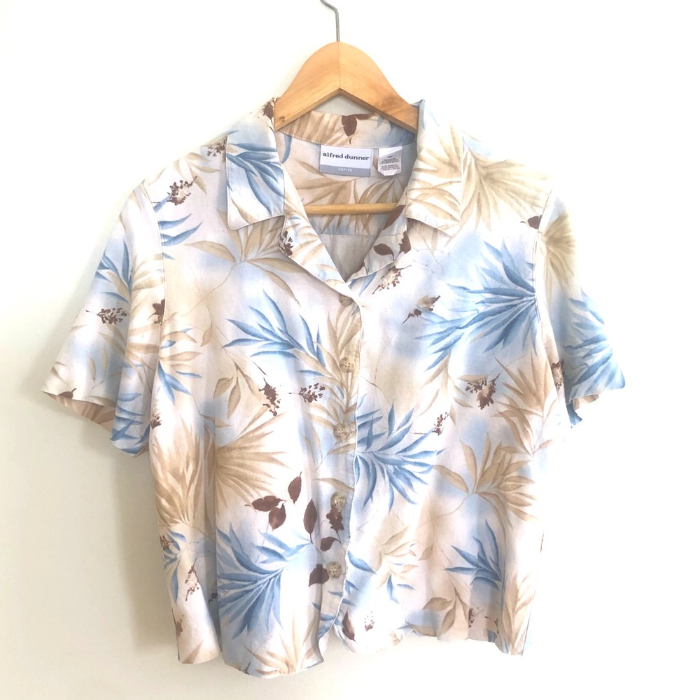 Alfred Dunner Tropical Petite Blouse